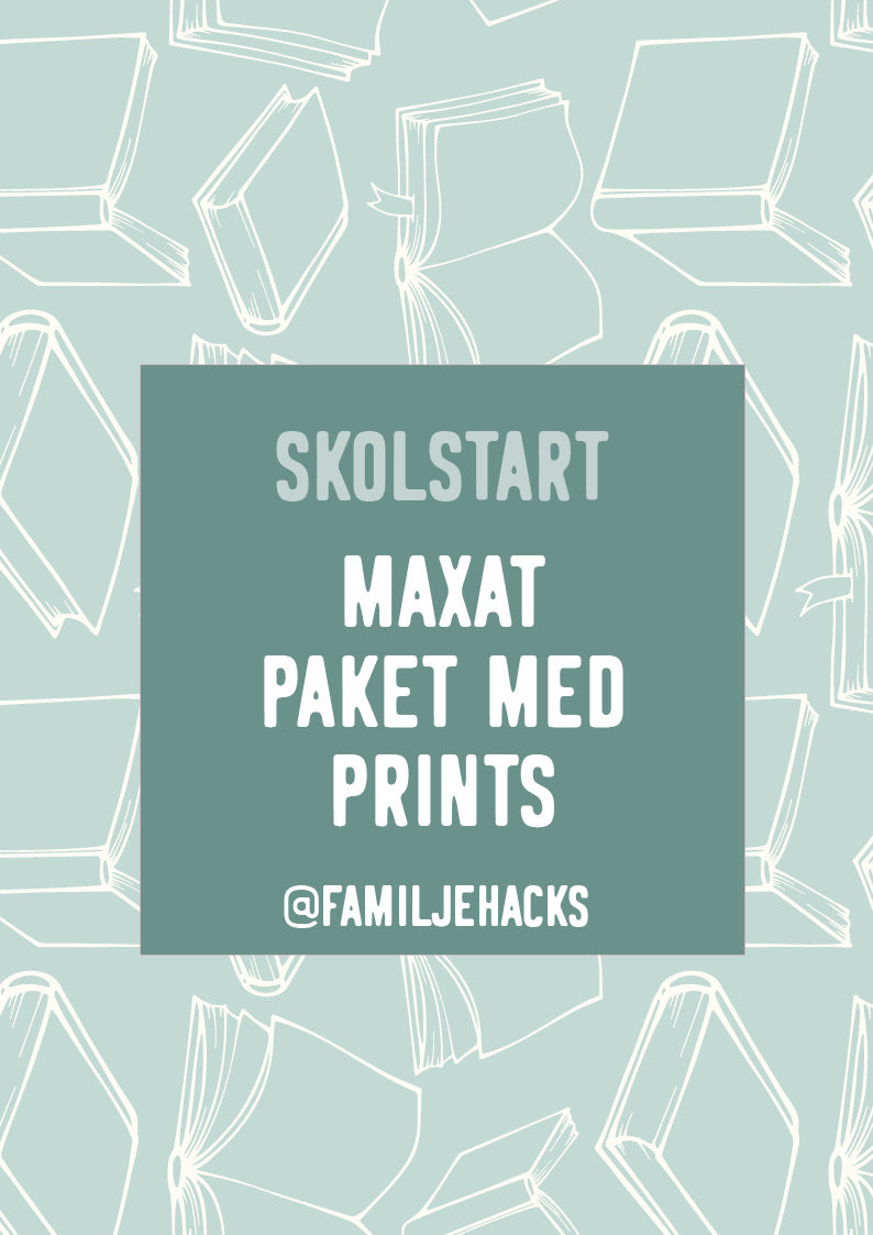 Skolstart 💥Storpack!💥 (PDF-format)