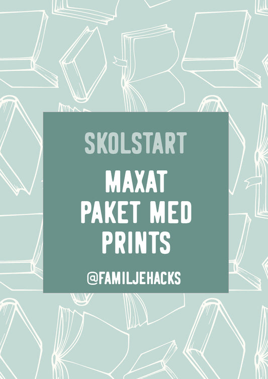 Skolstart 💥Storpack!💥 (PDF-format)