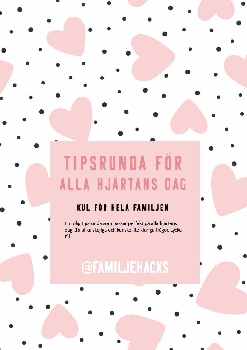 Tipsrunda: Alla hjärtans dag