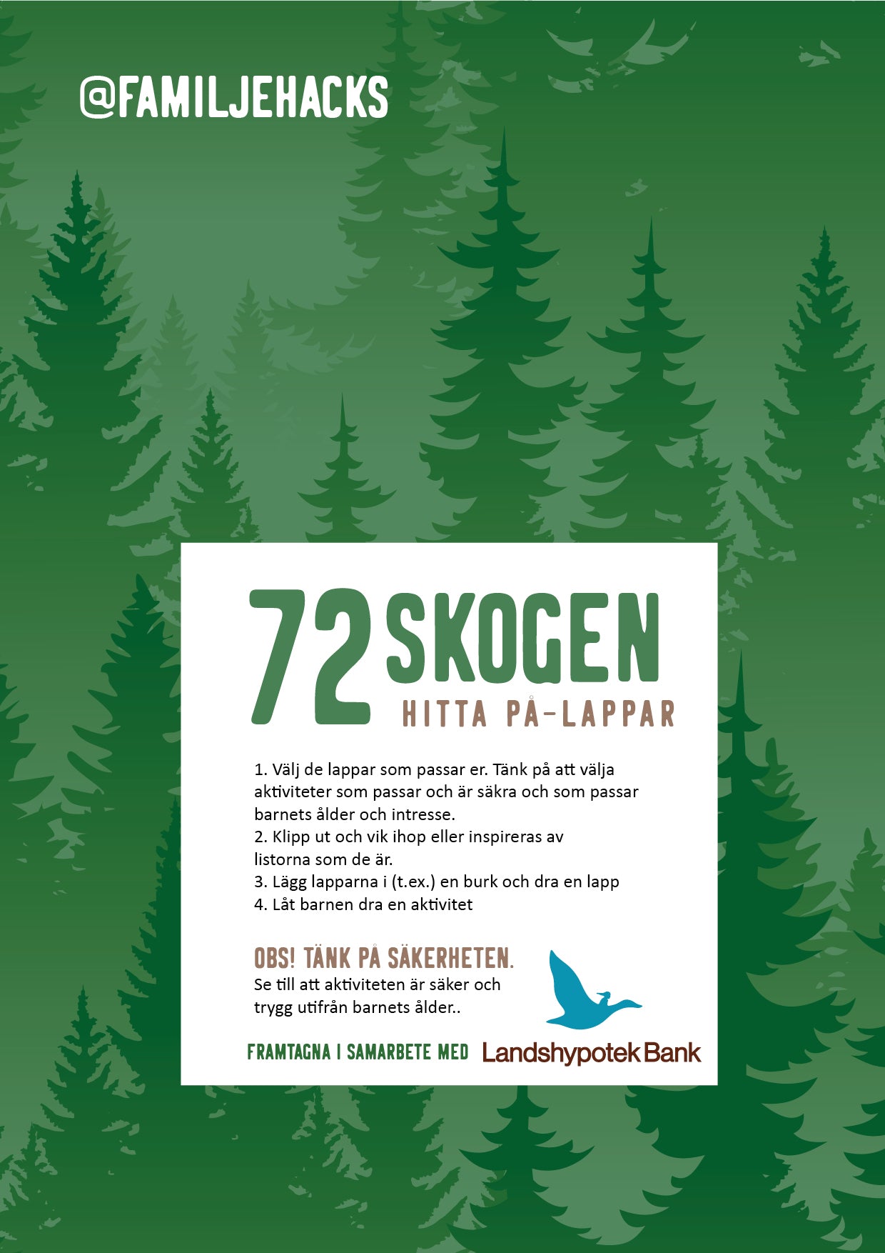 Hitta på-lappar: Skogen