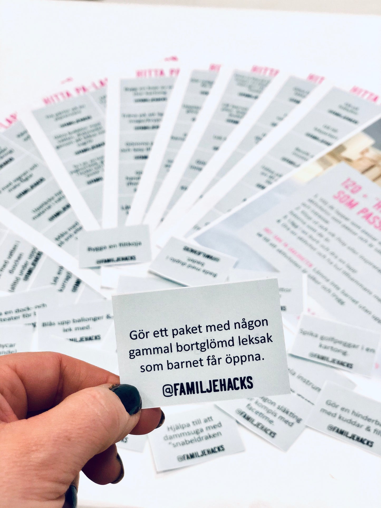 Hitta på-lappar: Småbarn