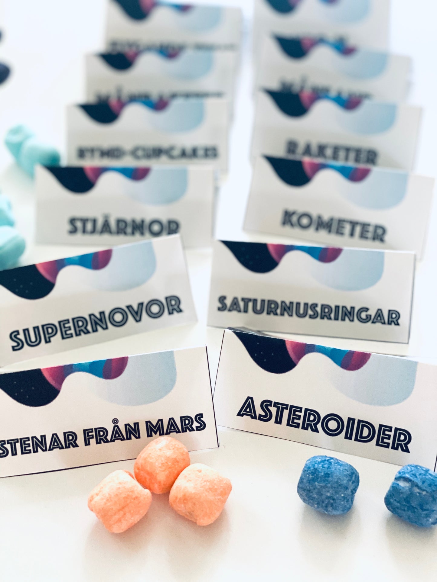 Prints för temakalas: Rymden (PDF-format)