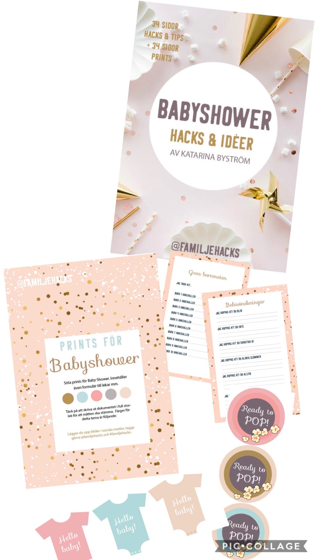 Bok: BABYSHOWER - hacks & idéer (PDF)