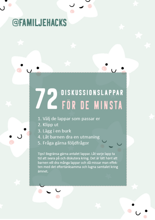 Diskussionslappar: Småbarn
