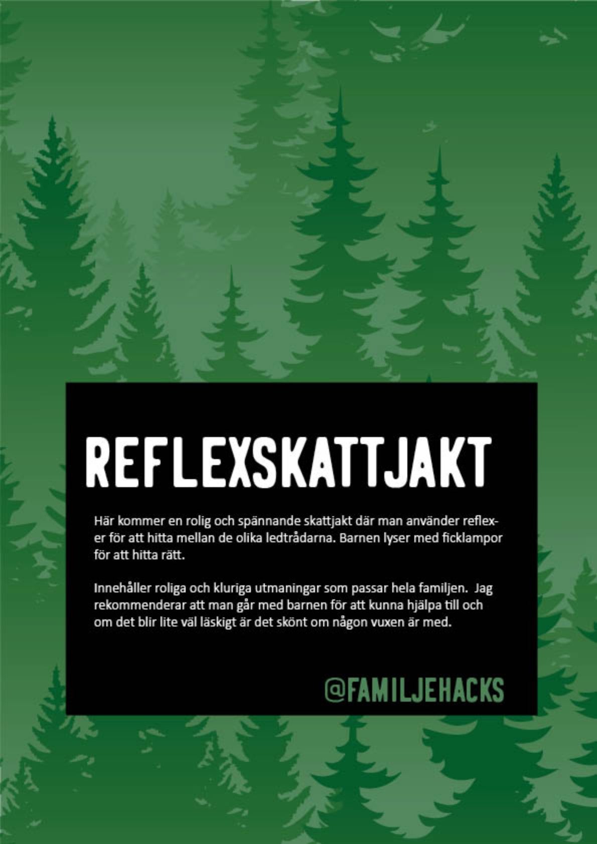Skattjakt: Reflexsjakt