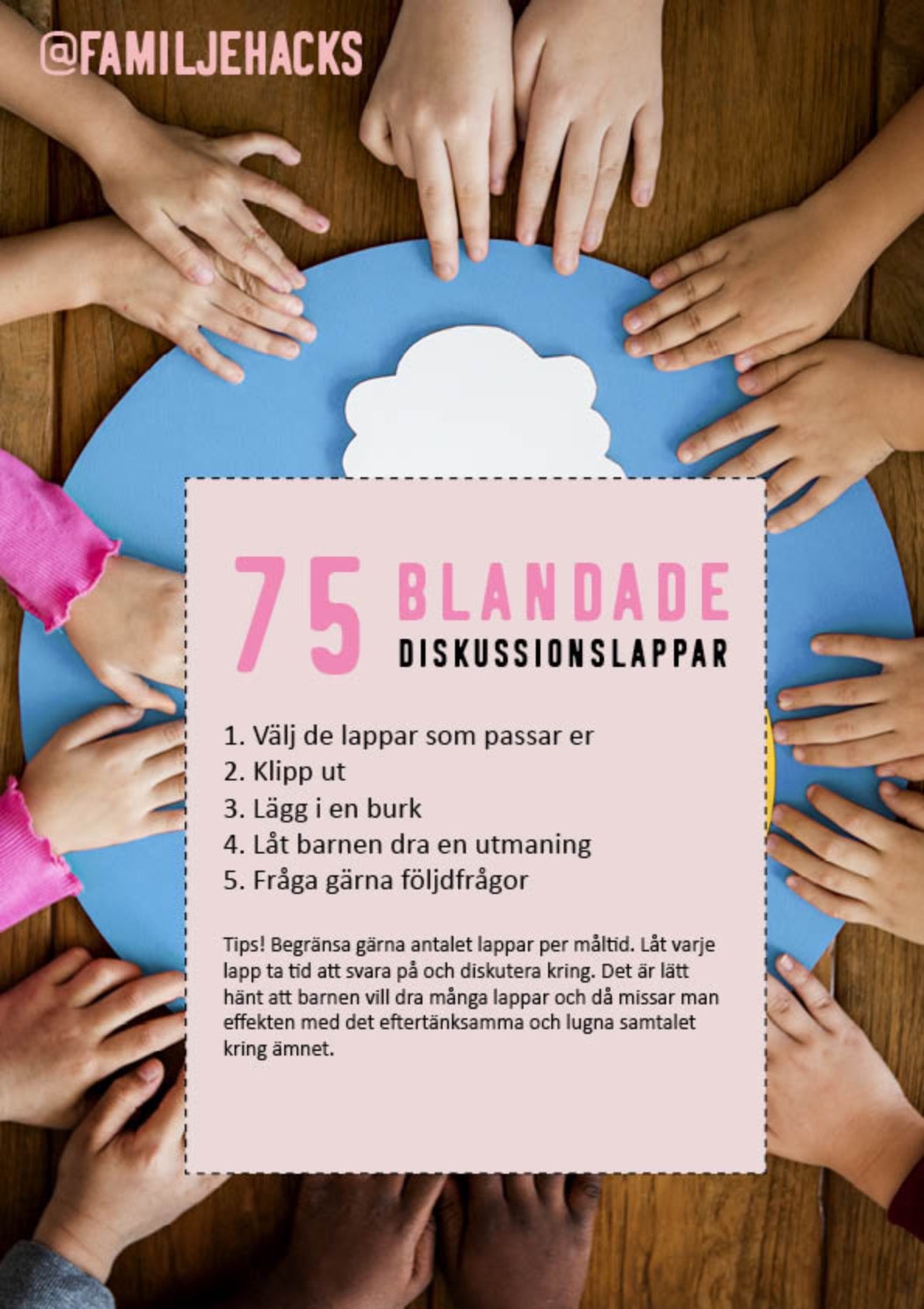 Diskussionslappar: Blandade