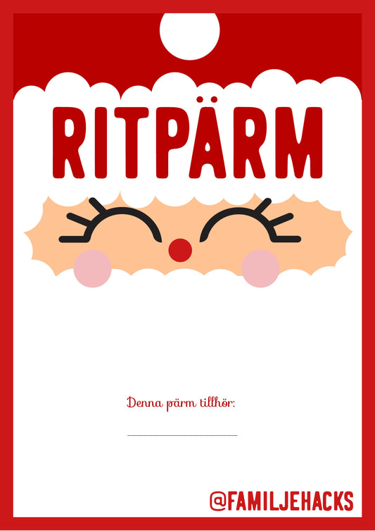 Pärmomslag för ritpärm 4 st Jul