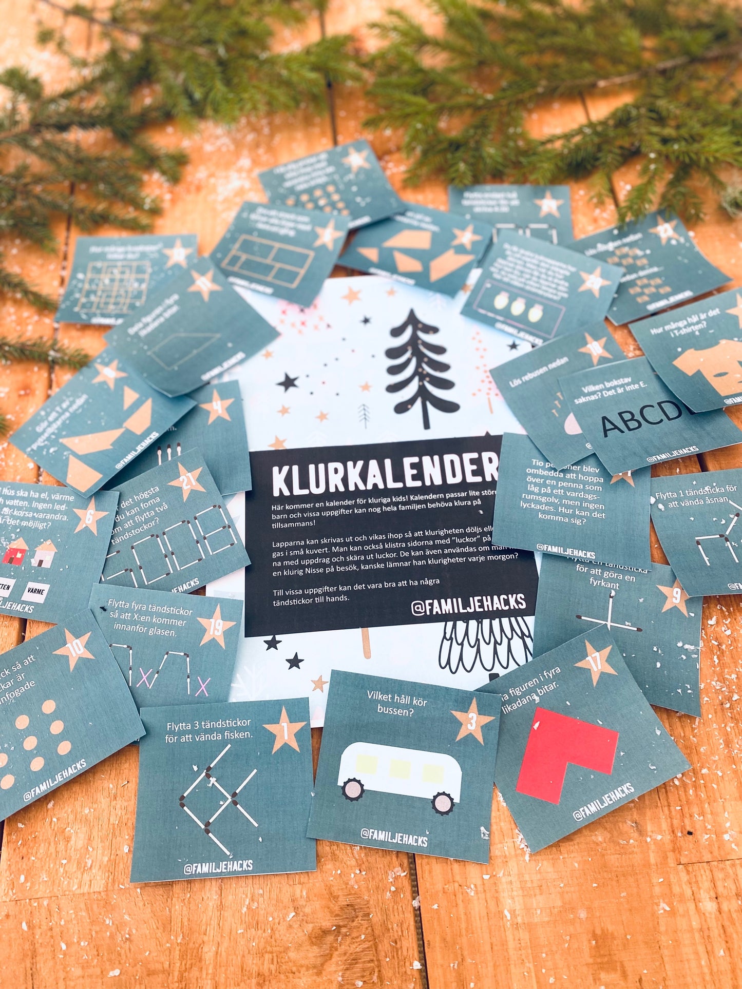 Julkalender: Klurkalender med facit