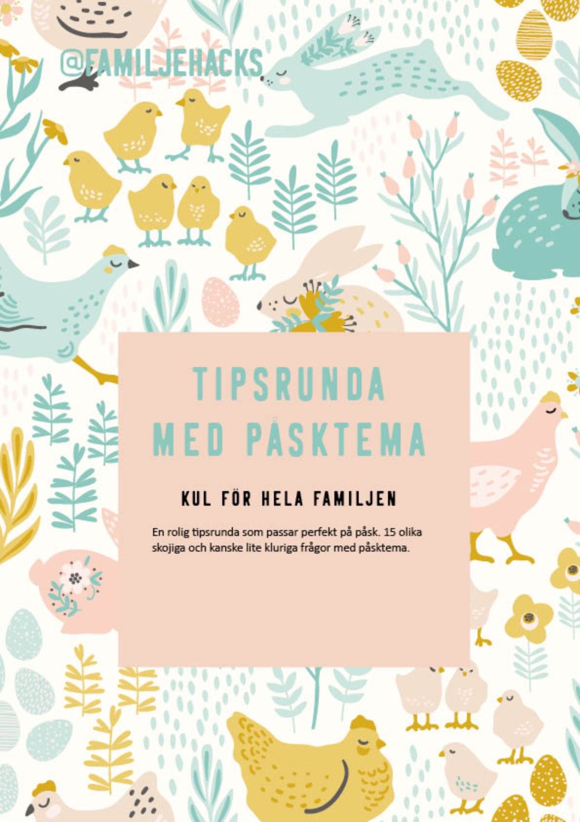 Tipsrunda med tema: Påsk