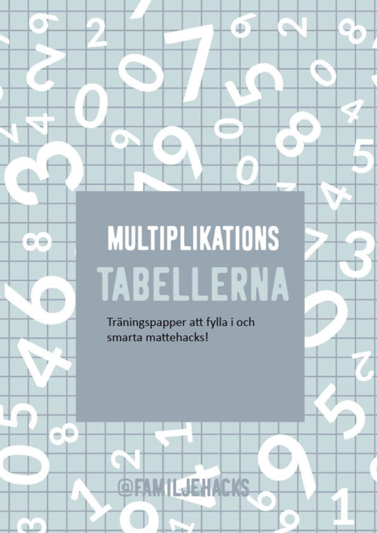 Multiplikationstabellen - träningshjälp