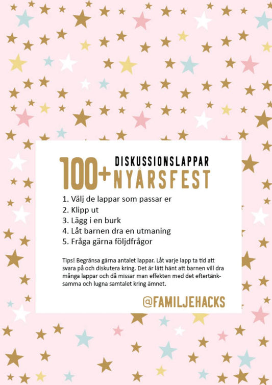 Diskussionslappar: Nyår