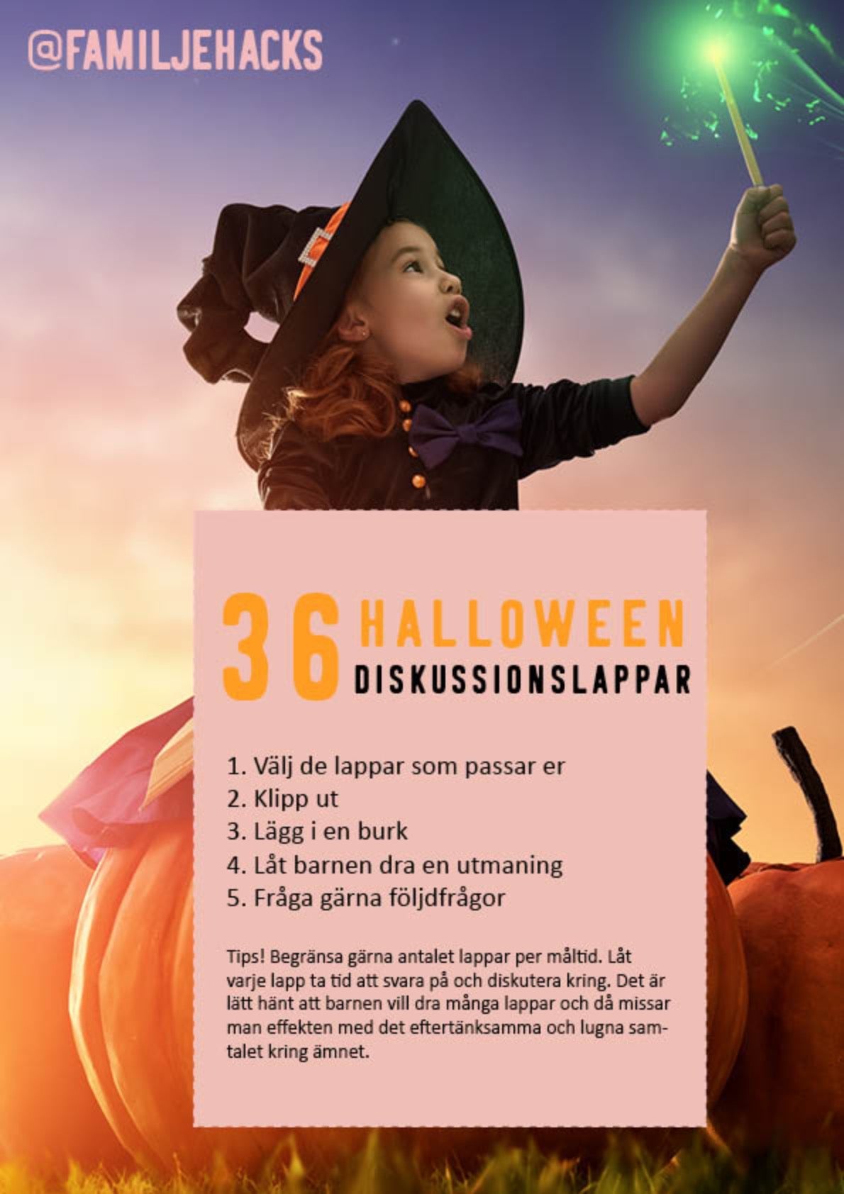 Diskussionslappar: Halloween
