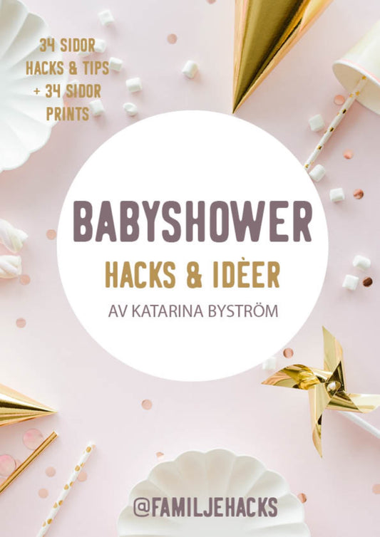 Bok: BABYSHOWER - hacks & idéer (PDF)